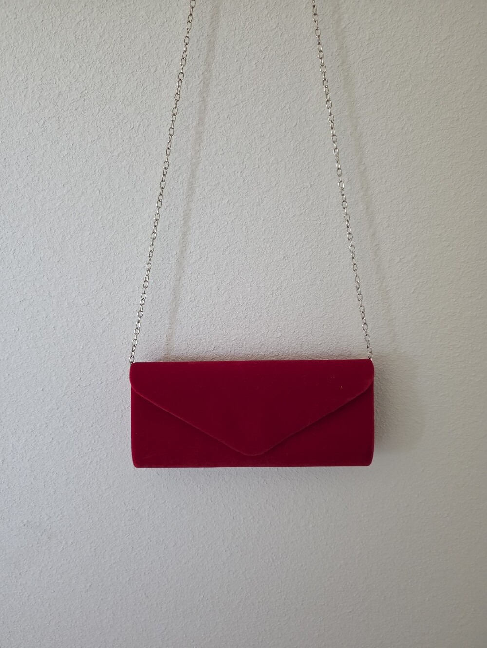 Red Velvet Evening Bag